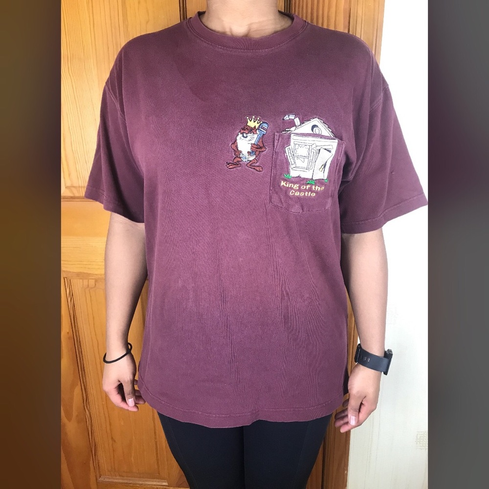 Vintage Embroidered Warner Bros Taz-Mania 90s